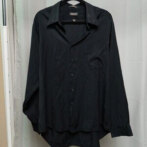 Arrow Mens Black Dress Shirt